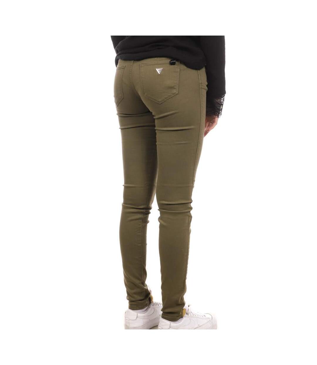 Pantalon Skinny Kaki Femme Guess - 24