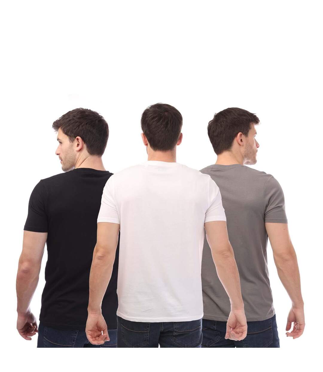 T-shirts Ektor Homme Noir Blanc Gris Bench-2
