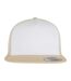 Casquette Trucker Motif/style Uni Classic Adulte Jaune Or Blanc Beige Flexfit-4