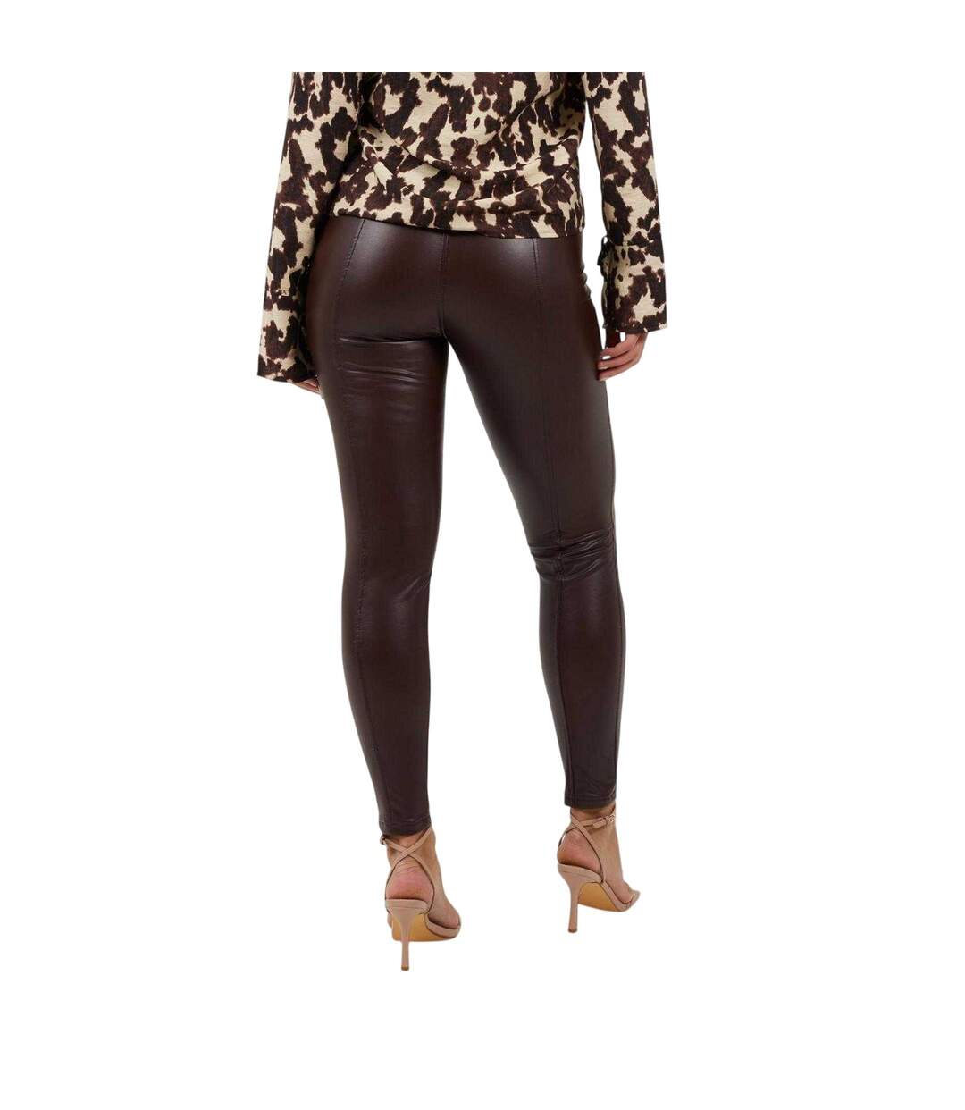 Legging Femme Marron Foncé Brave Soul-3