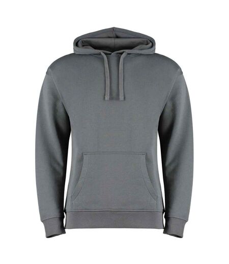 Sweat À Capuche Homme Gris Foncé Kustom Kit
