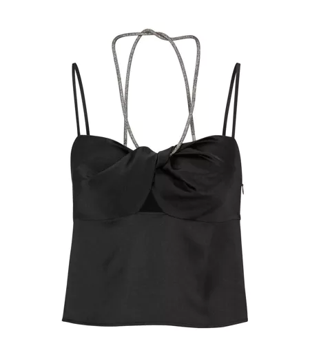 Haut Crystali-1 Femme Noir Hugo Boss