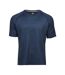 Mens Cooldry T-shirt Navy Melange Tee Jays-1