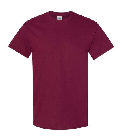 Gildan Mens Heavy Cotton Short Sleeve T-Shirt (Maroon) - UTBC481