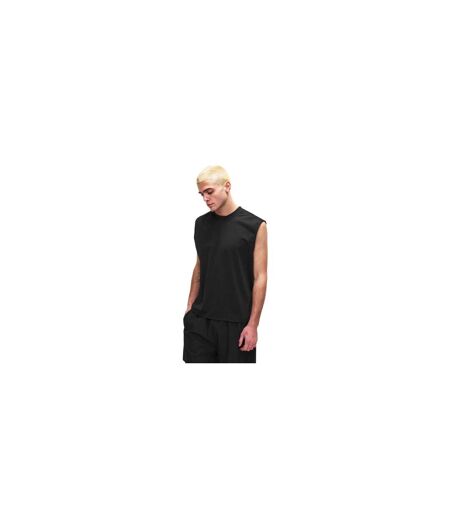 Débardeur Entraînement Motif/style Perforé Homme Noir Couture Club