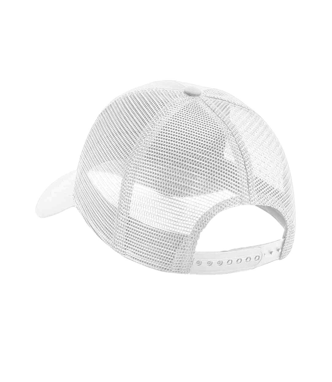 Casquette trucker adulte blanc Beechfield-2