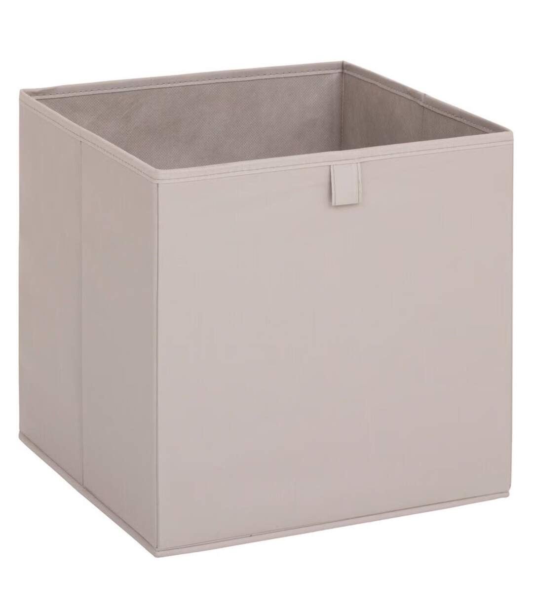 Lot de 2 boites de rangement BOHEMA - L. 31 x l.31 x H. 31 cm - Beige-3