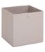 Lot de 2 boites de rangement BOHEMA - L. 31 x l.31 x H. 31 cm - Beige-3