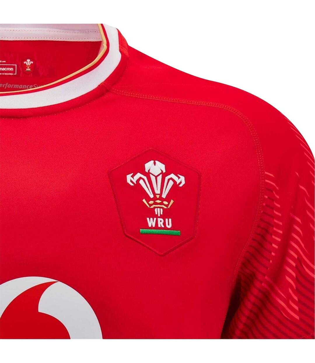Maillot Domicile 2024/25 Homme Rouge Blanc Wales RU-3