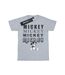 Disney Femme/Ladies - Mickey Mouse Sitting Cotton Boyfriend T-Shirt (Gris sportif) - UTBI36018-1