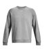 Mens Rival Fleece Sweatshirt Frost Gray Under Armour-2