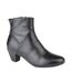 Bottines ginerva femme noir Cipriata