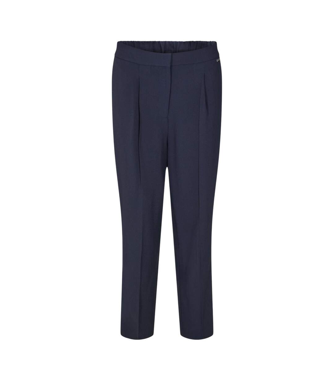 Pantalon Motif/style Plissé Talosa Femme Bleu Boss-1