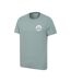 Mens Padstow Printed Organic T-shirt Pale Green Mountain Warehouse-3