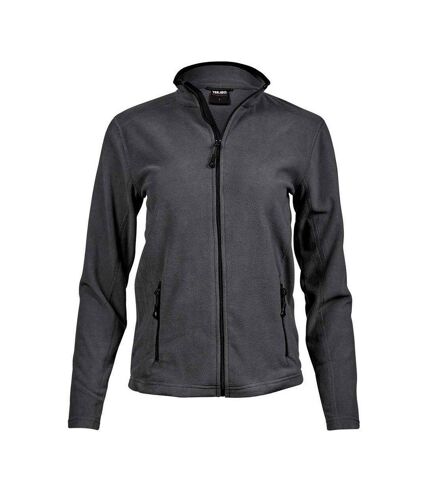 Tee Jays Womens/Ladies Active Fleece Jacket (Dark Grey)