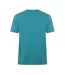 Mens Harrow Short-sleeved T-shirt Aqua Green Farah-2