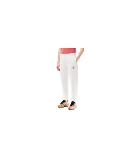 Pantalon De Jogging Motif/style Logo Brodé Femme Crème Lacoste