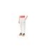 Pantalon De Jogging Motif/style Logo Brodé Femme Crème Lacoste-1