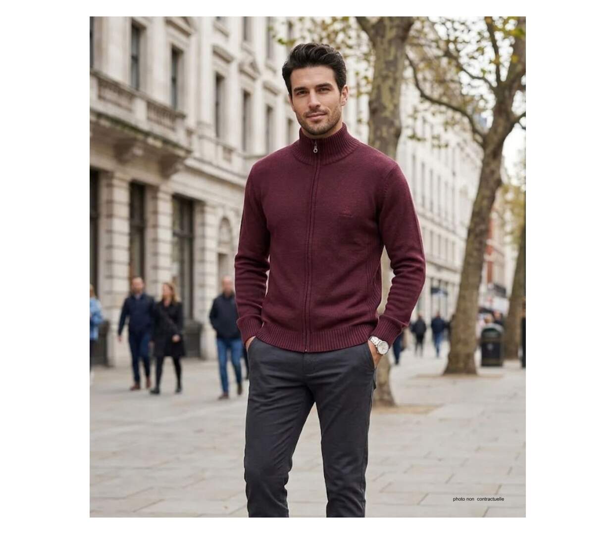 Cardigan fermeture zippée CREEK1T-3