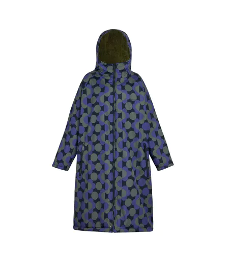 Peignoir À Langer Imperméable Motif/style À Pois Orla Kiely Femme Bleu Olive Foncé Regatta