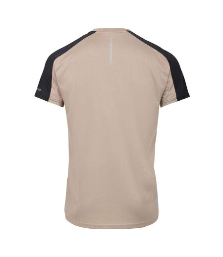T-shirt Course À Pied Discernible Homme Crème Noir Dare 2B
