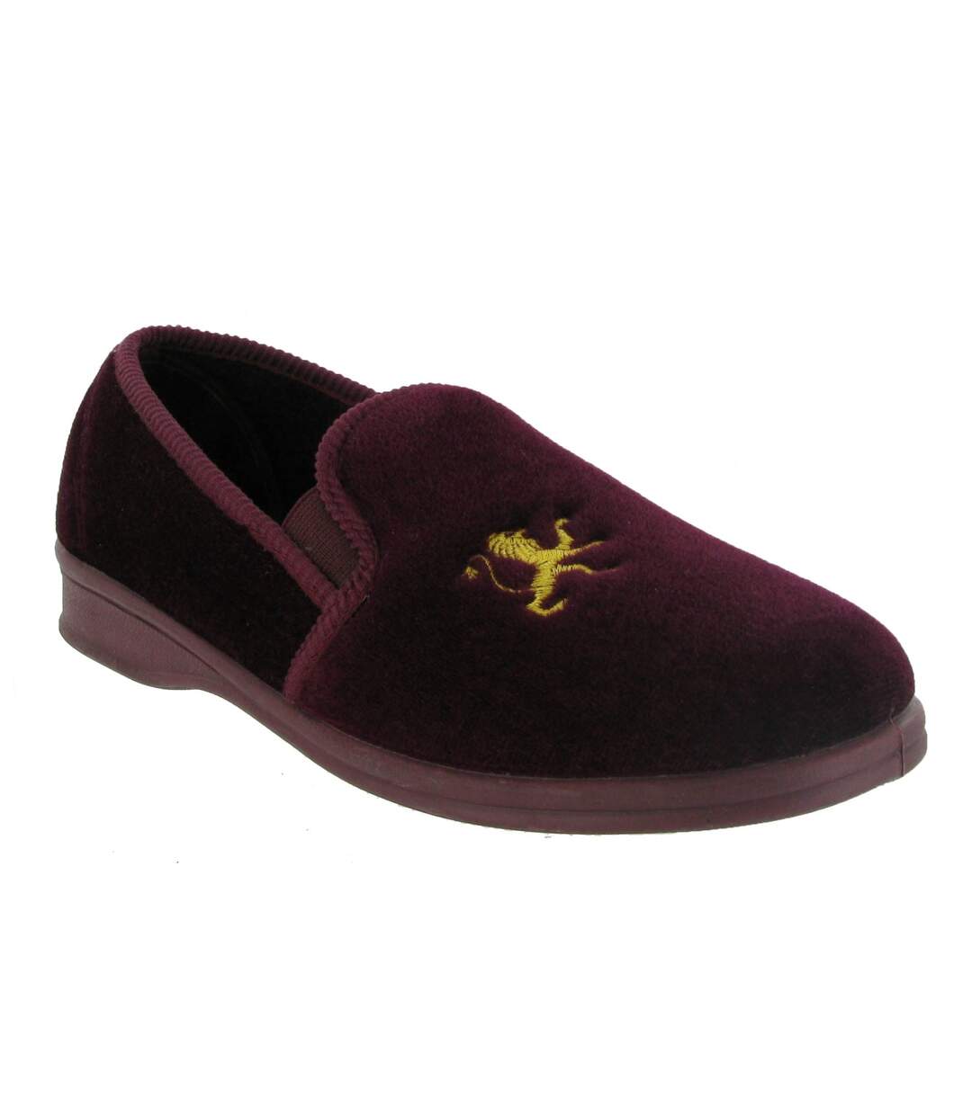 Mirak Warminster/Frank Slip-On Slipper / Mens Slippers / Classic Slippers (Wine) - UTFS857-1