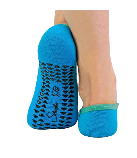 Chaussettes de Yoga Pilates Coton Antidérapantes