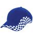 Beechfield - Lot de 2 casquettes à carreaux - Adulte (Bleu roi vif) - UTRW6755