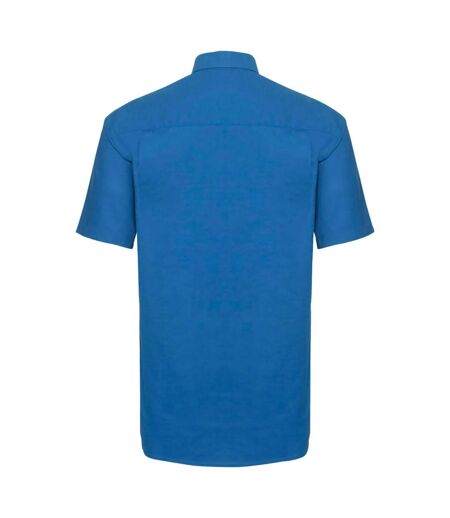 Chemise manches courtes homme bleu Russell Russell