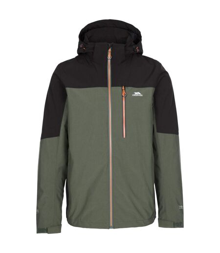 Mens Tappin Hooded Waterproof Jacket Ivy Trespass