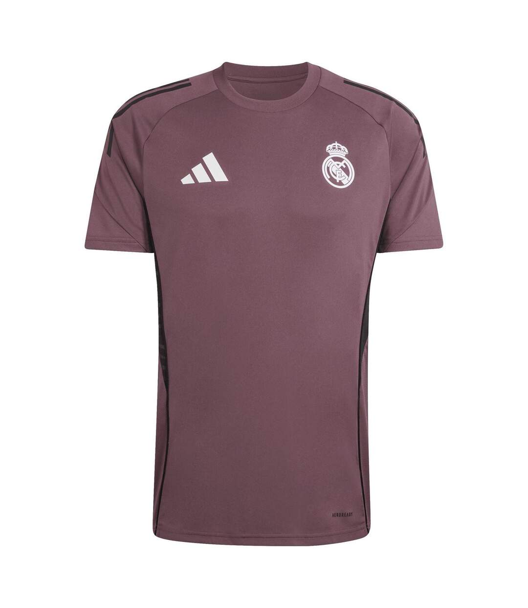 Mens Real Madrid Cf Football T-shirt Purple Adidas-2