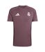 Mens Real Madrid Cf Football T-shirt Purple Adidas-2
