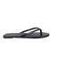 Womens/ladies Synthetic Flat Flip Flops Black Jack Wills-1