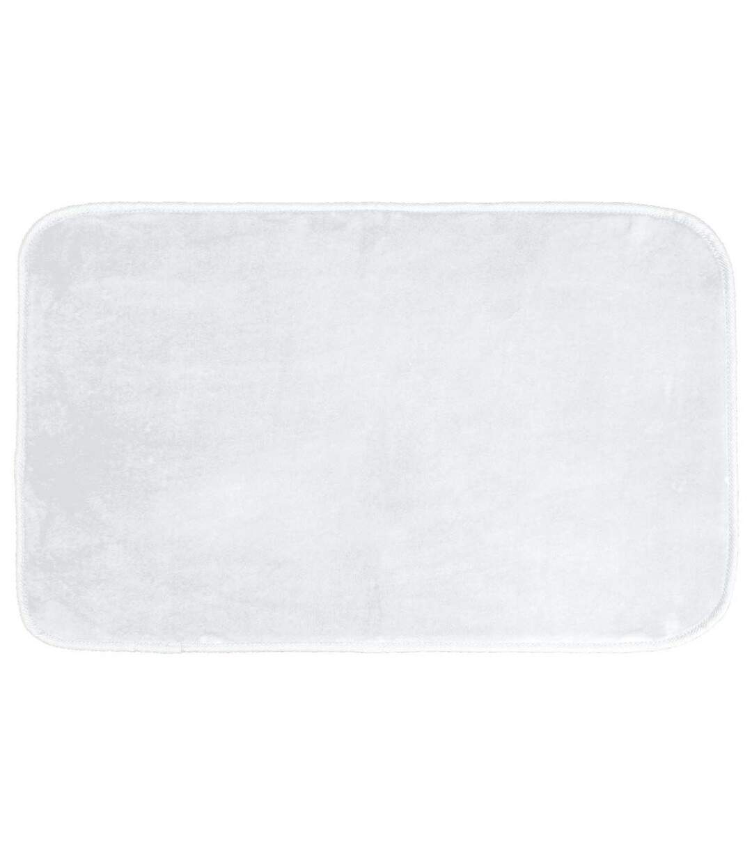 Tapis de Bain Microfibre Vitamine II 45x75cm Blanc-2