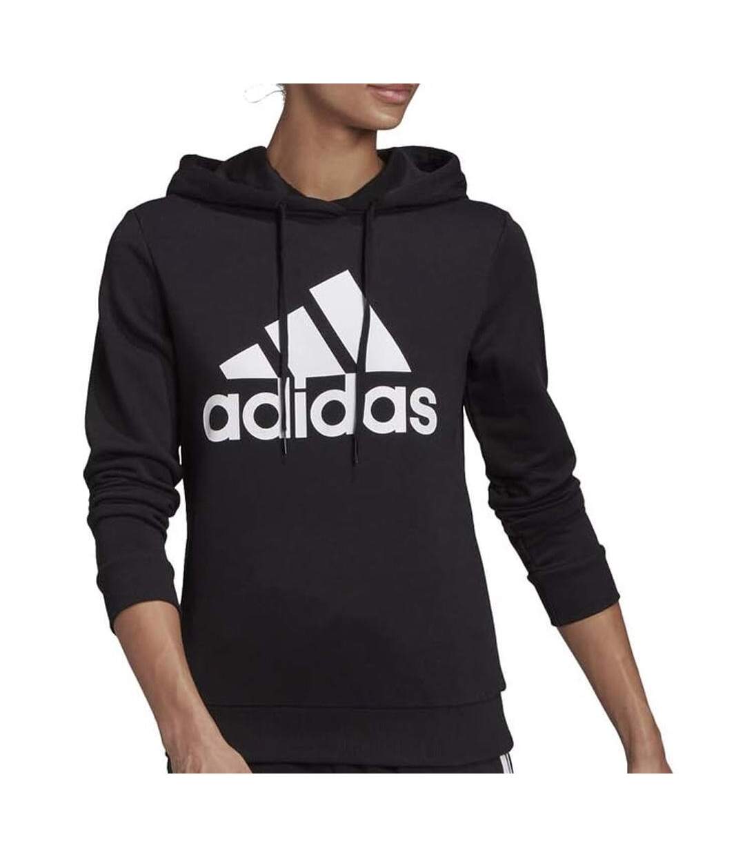 Sweat noir femme adidas gl0653-1