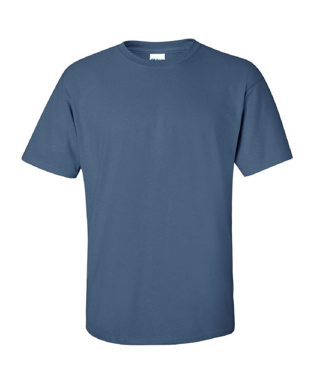 T-shirt à manches courtes homme bleu indigo Gildan-1