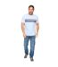 T-shirt Laylen Homme Bleu Clair À Rayures Bewley & Ritch-1