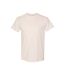 Mens Heavy Cotton T-shirt Natural Gildan-1