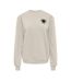 Sweat écru femme only elanor-1