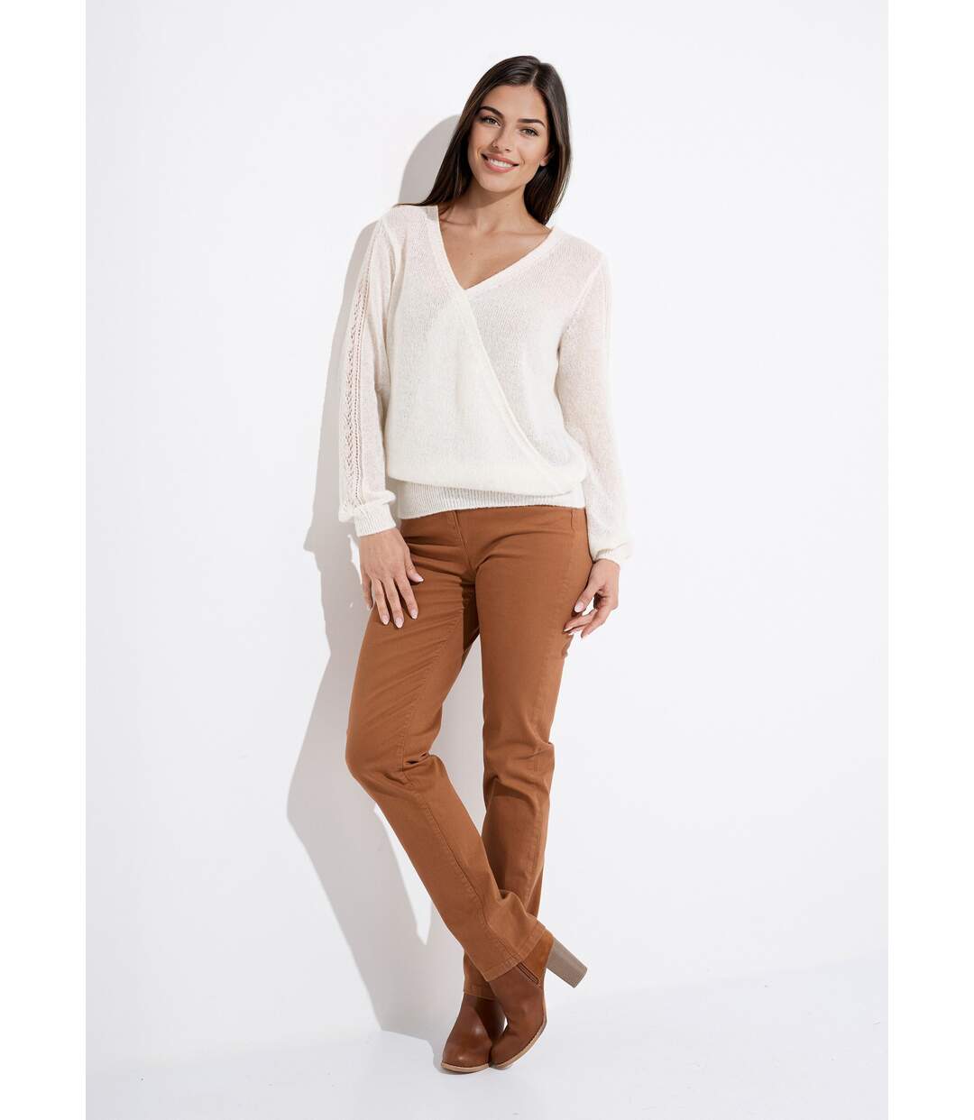 Pull doux cache-coeur avec alpaga et mohair-3