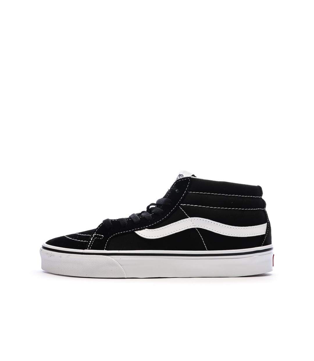Baskets noir mixte vans ua sk8-mid reissue-1