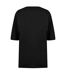 Womens/ladies Logo Crew Neck Regular T-shirt Black USA Pro-3