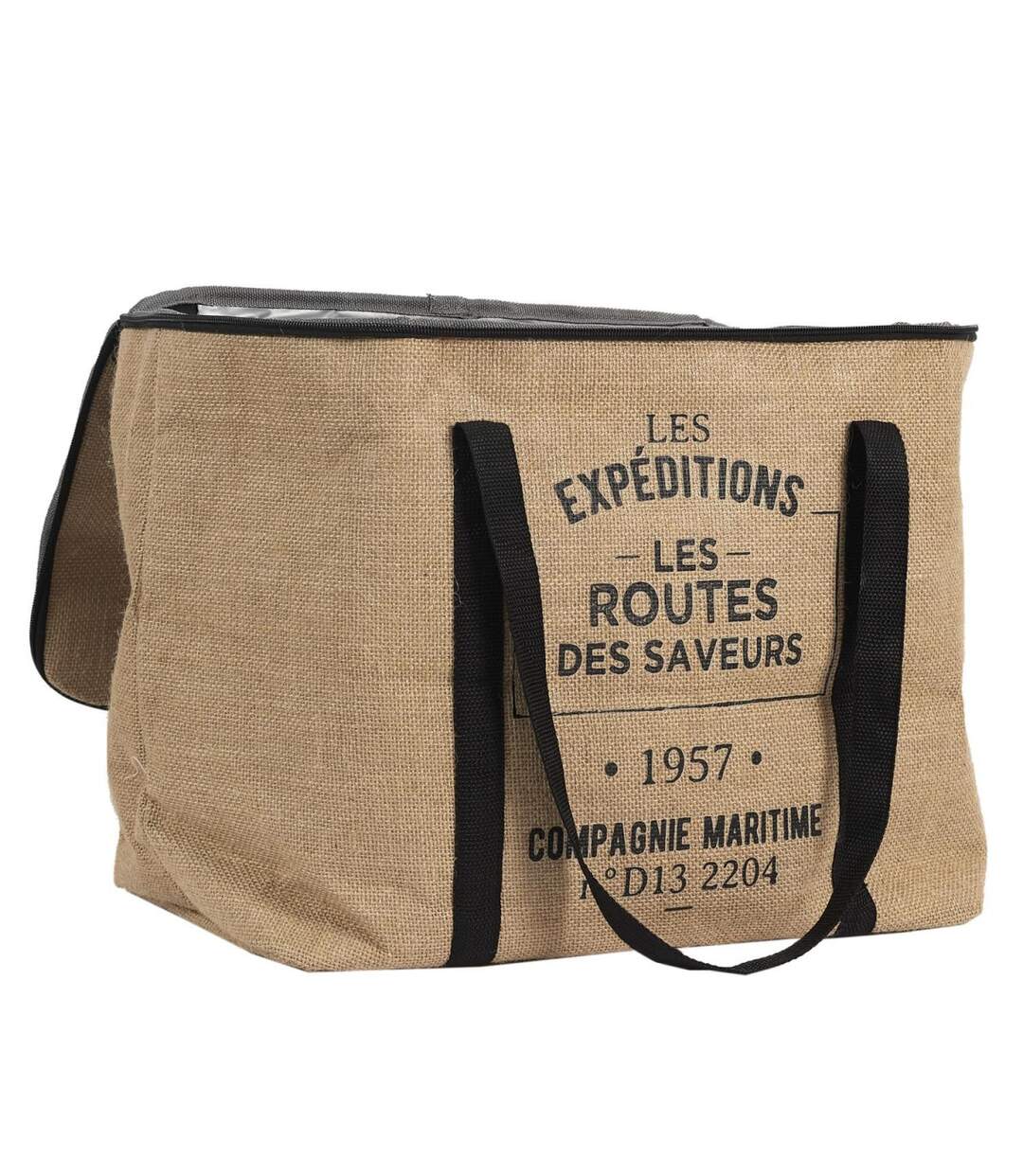 Sac Fraîcheur Effet Jute 42cm Naturel-3