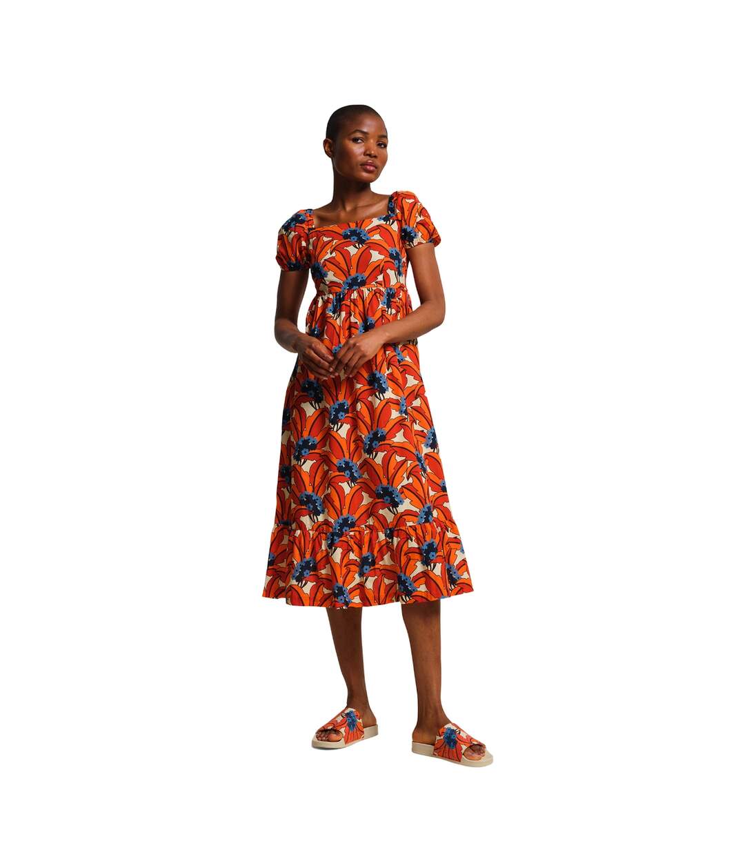 Robe orla kiely femme orange Regatta-4