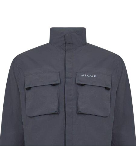 Mens Statlo Nylon Overshirt Coal Nicce