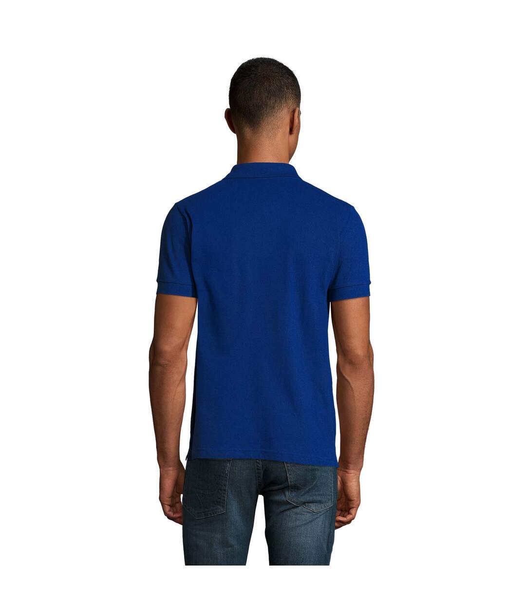 Polo Portland Homme Bleu Outremer Gris SOLS-2