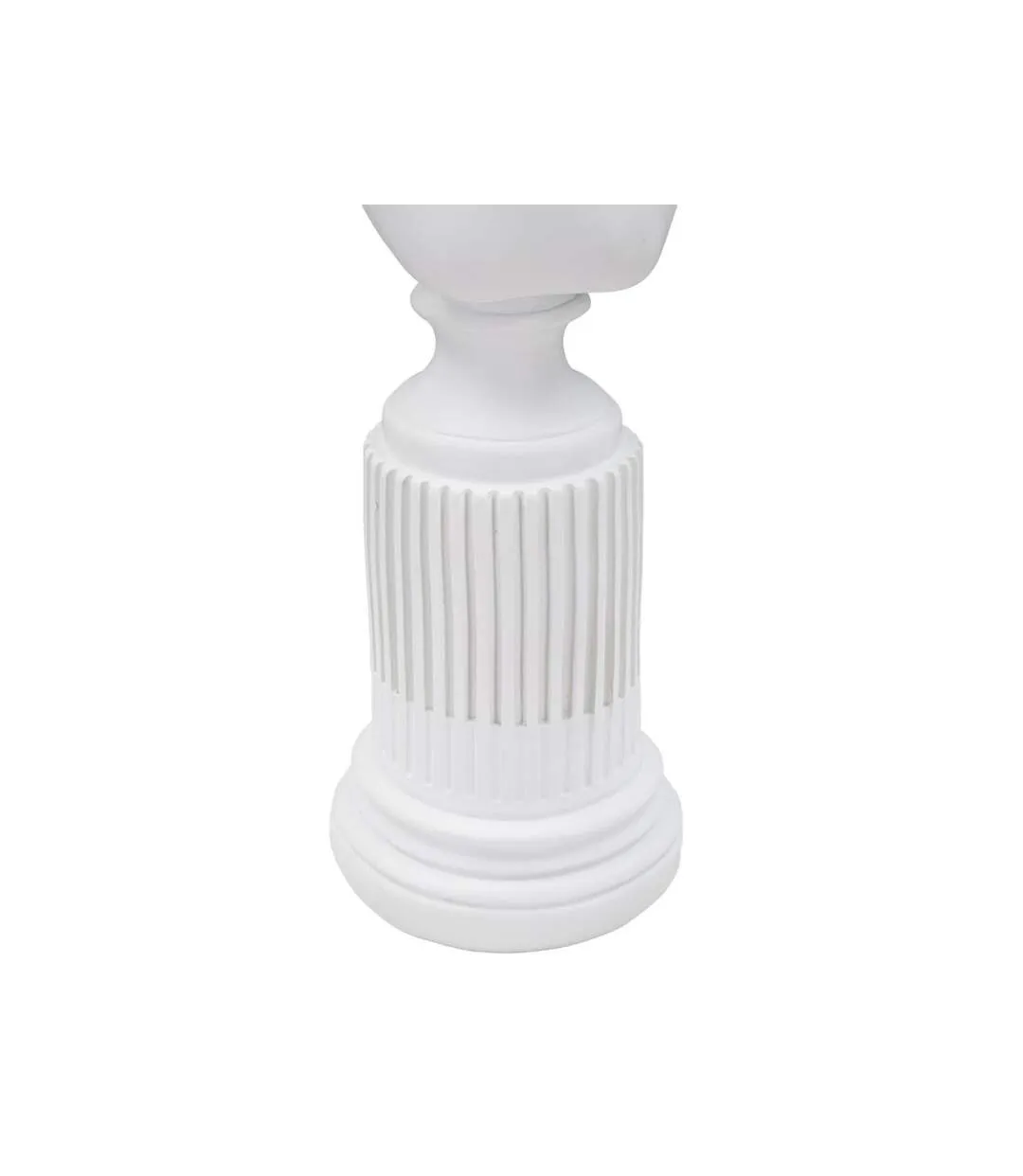 Statuette Buste Femme Déco Terrence 35cm Blanc-4