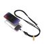 Carryloop Adjustable Recycled Pet Phone Holder Lanyard Black XD Collection-3