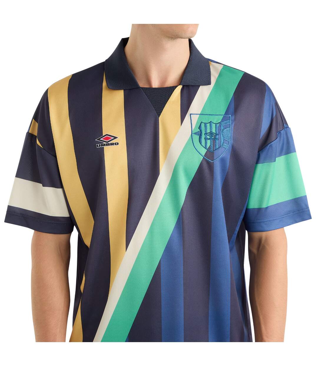 Mens mash-up jersey dark navy/multicoloured Umbro-3