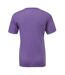 Canvas Mens Triblend Crew Neck Plain Short Sleeve T-Shirt (Purple Triblend) - UTBC2596